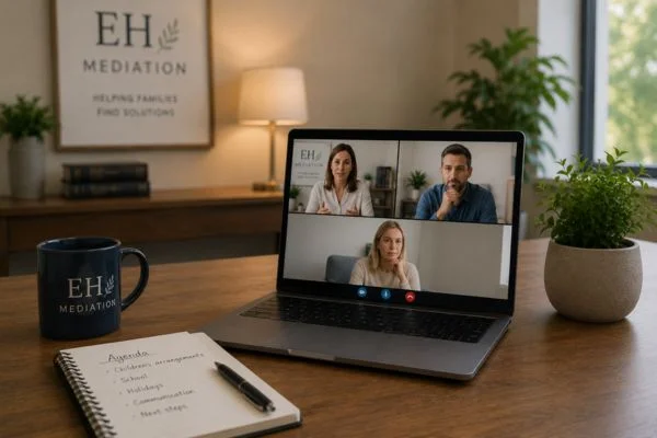 child access mediation Altrincham online meeting.
